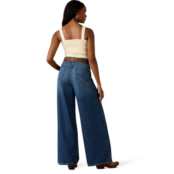 ARIAT ULTRA HIGH RISE TAMPA WIDE LEG - LADIES JEANS  - 10073763