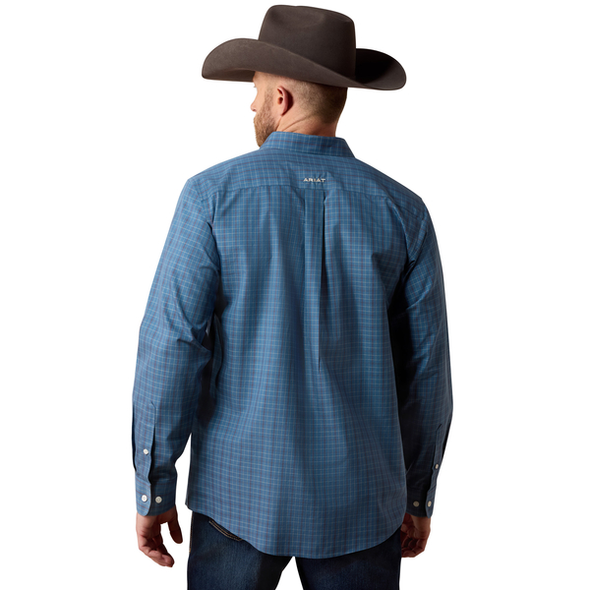 ARIAT WF SAMUEL BLUE PLAID - MENS SHIRT  - 10080744