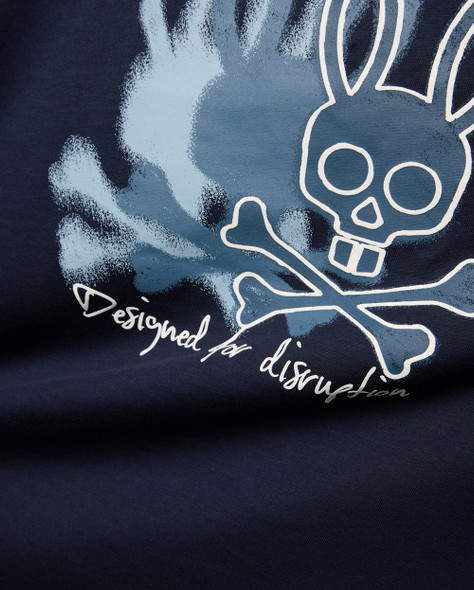 PSYCHO BUNNY WALTON BARITONE BLUE - MENS TEE  - MT0200427-423