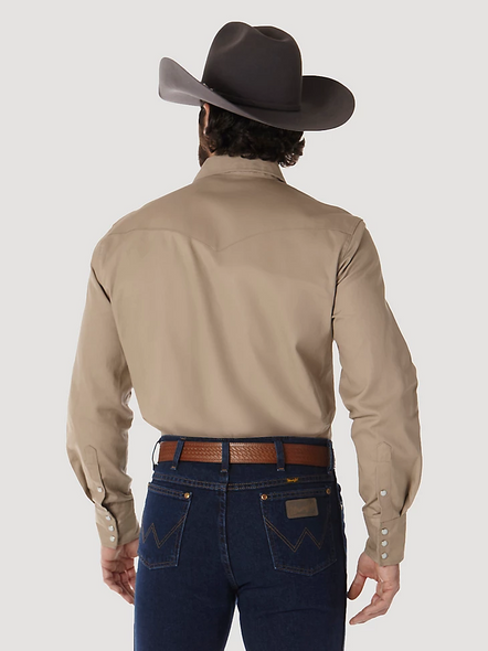 WRANGLER COWBOY CUT TAN RIGID - MENS SHIRT  - MS70319