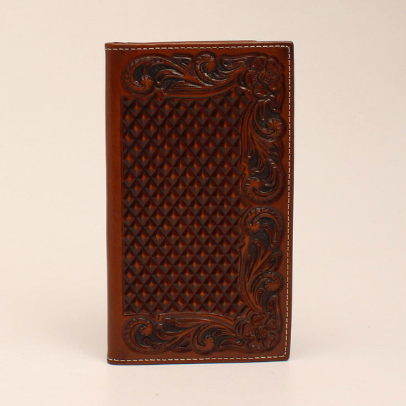 ARIAT RODEO BASKET WEAVE BROWN - ACCESSORIES WALLET  - A3544208