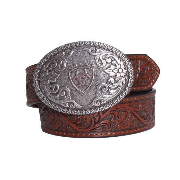 ARIAT FLORAL EMB WITH BUCKLE - ACCESSORIES BELT KIDS - A1300208