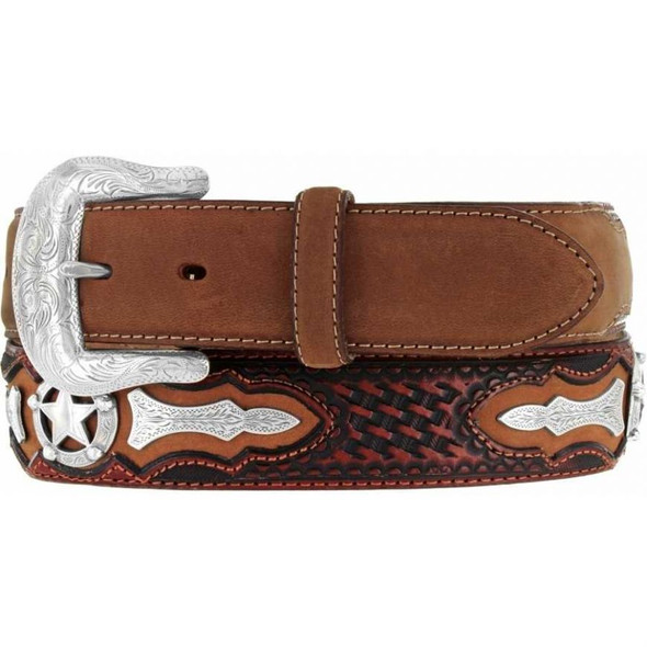 Justin Men's Classic Longhorn Western Belt