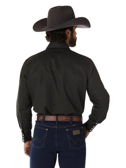 WRANGLER COWBOY CUT WESTERN SNAP OLIVE - MENS SHIRT  - MS70519