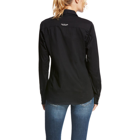 ARIAT BLACK KIRBY STRETCH - LADIES SHIRT  - 10022056