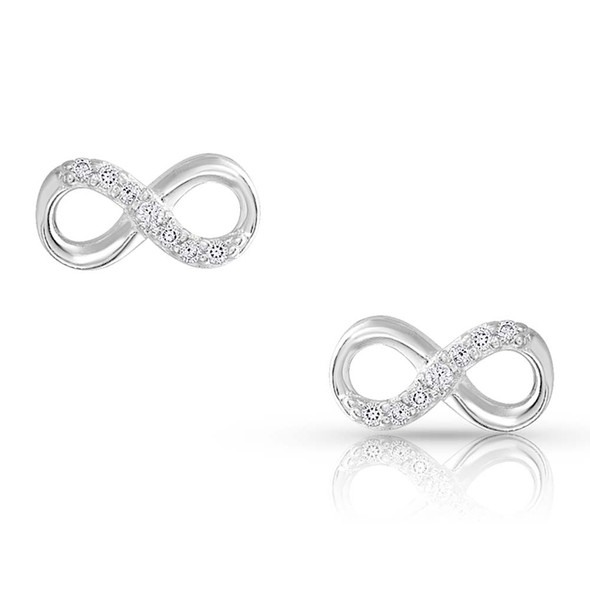 MONTANA SILVERSMITHS SILVER SHINE INFINITY - ACCESSORIES JEWELRY EARRINGS - ER4474