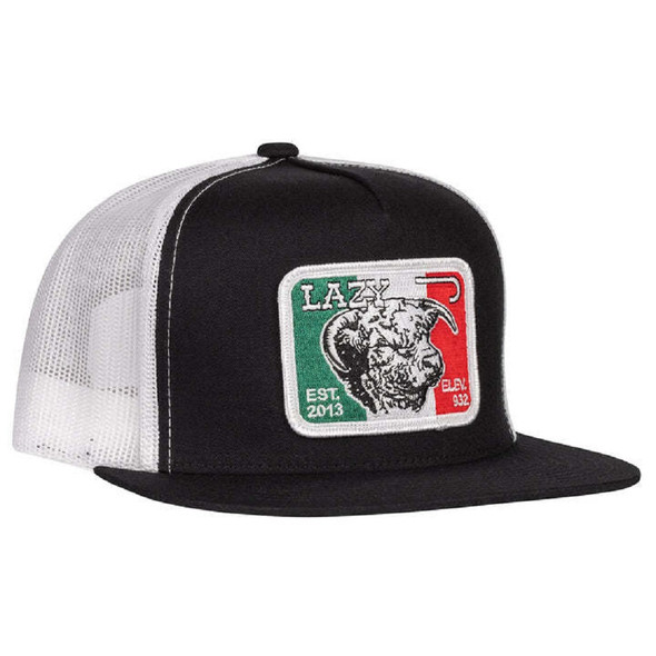 SERAPE ELEVATION PATCH BLK/WHT BLKWHT4SV LAZY J RANCH WEAR