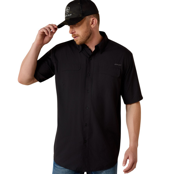 ARIAT VENTTEK OUTBOUND BLACK FISHING - MENS SHIRT COR - 10035388