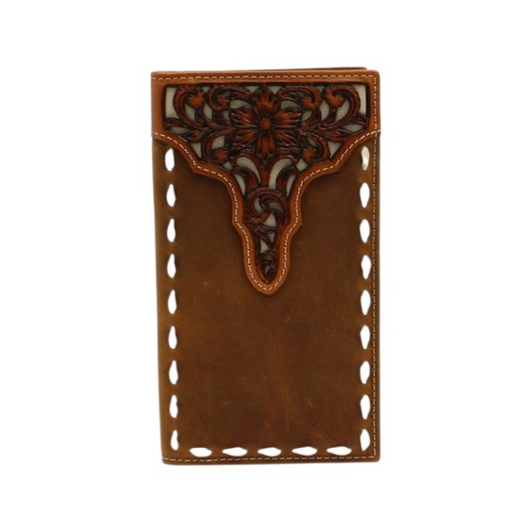 ARIAT RODEO FLORAL TOOLED BUCK - ACCESSORIES WALLET  - A3547144