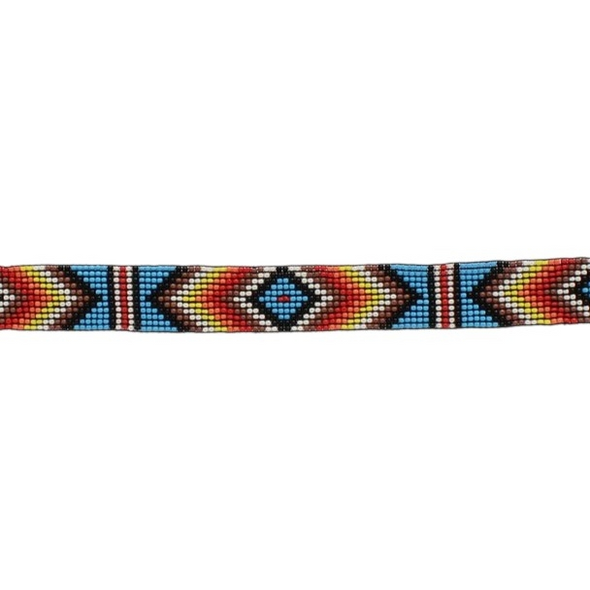 TWISTER BEADED STRETCH HAT BAND MULTI - HATS ADD-ONS  - 0273497