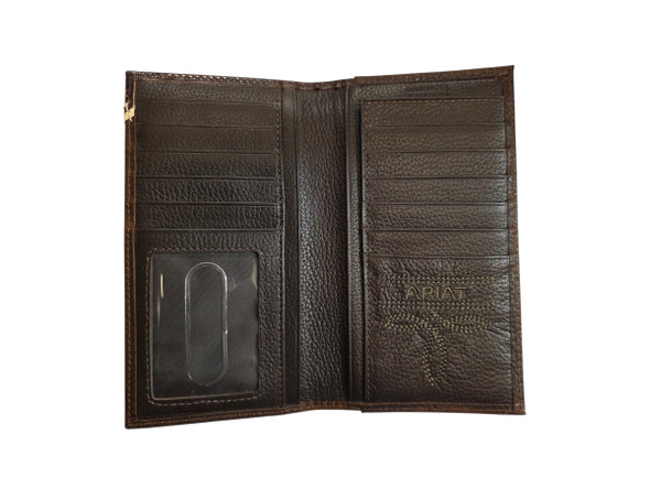 ARIAT LEATHER OVERLAY IVORY TRIM - ACCESSORIES WALLET  - A3531444