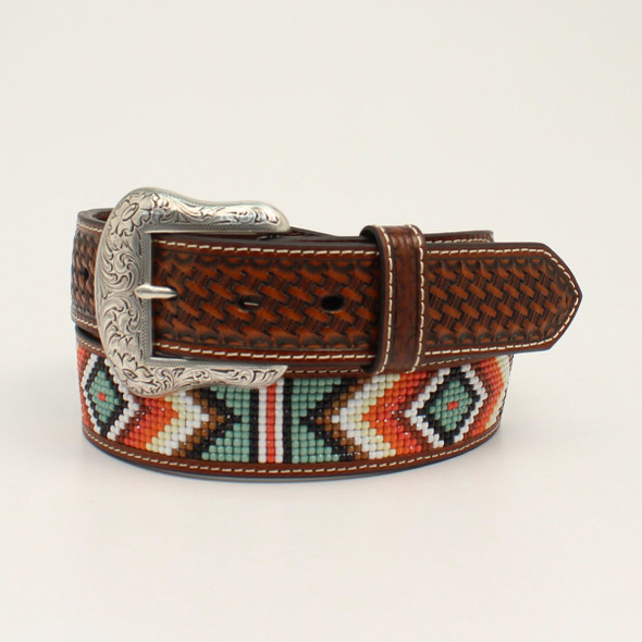 NOCONA BASKET WEAVE DIAMOND BEADED - ACCESSORIES BELT MEN - N210004408