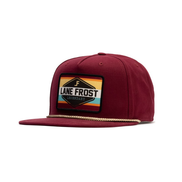 LANE FROST MAROON SERAPE PATCH - HATS CAP  - PONCHO