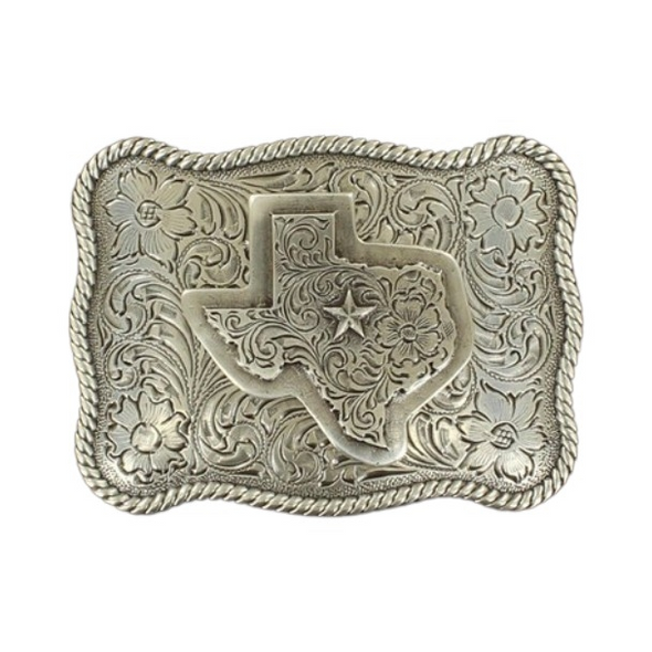 NOCONA TEXAS SCALLOPED BUCKLE - ACC BUCKLE  - 37528