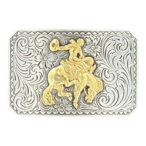 NOCONA MENS SADDLE BRONC BUCKLE - ACC BUCKLE  - 37558