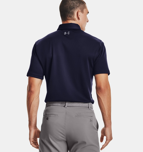UNDER ARMOUR MIDNIGHT NAVY TECH POLO - MENS SHIRT  - 1290140-410