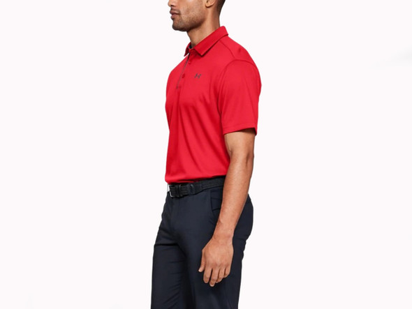UNDER ARMOUR RED TECH POLO - MENS POLO  - 1290140-600