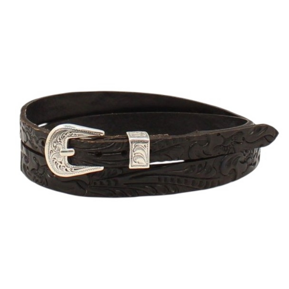 TWISTER BLACK FLORAL TOOLED HATBAND - HATS ADD-ONS  - 0275101