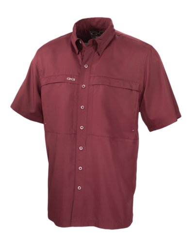 GAMEGUARD MAROON MICROFIBER SHIRT - MENS SHIRT  - 1023MAR