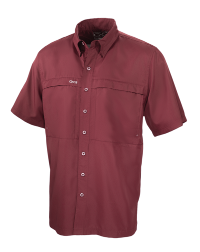 GAMEGUARD MAROON MICROFIBER SHIRT - MENS SHIRT  - 1023MAR