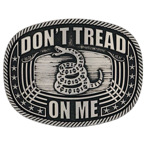 ATTITUDE BY MONTANA SILVERSMITHS DONT TREAD ON ME ATTITUDE - ACC BUCKLE  - A903