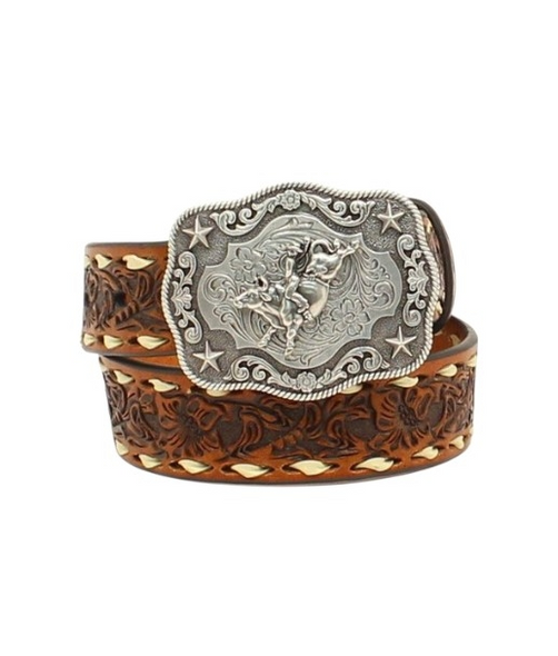 NOCONA TOOLING LACED EDGES - ACCESSORIES BELT KIDS - N4436208