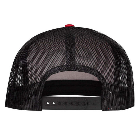 LAZY J RANCH WEAR RED & BLACK ARROWHEAD PATCH - HATS CAP  - REDBLK4ARR