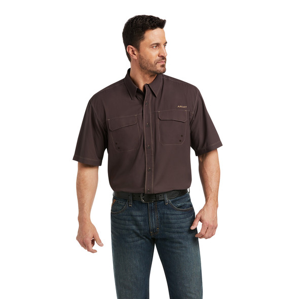 ARIAT VENTTEK OUTBOUND CHOCOLATE - MENS SHIRT COR - 10035441