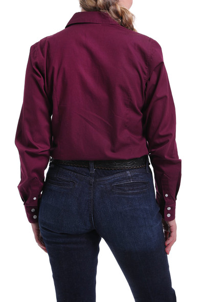 CINCH WOMEN'S L/S SOLID BUTTON DOWN - LADIES SHIRT  - MSW9164030