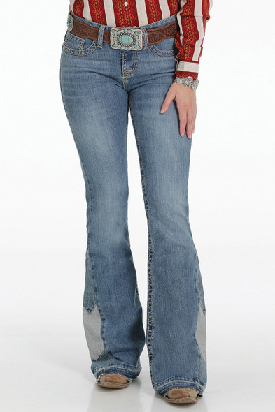 CRUEL GIRL HANNAH FLARE - LADIES JEANS  - CB19354071