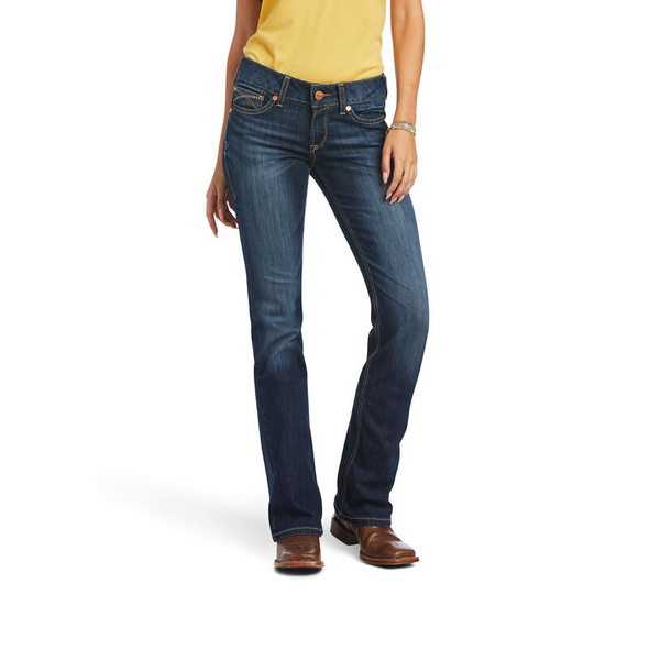 ARIAT ARROW MID RISE VICKY BOOTCUT - LADIES JEANS  - 10040798