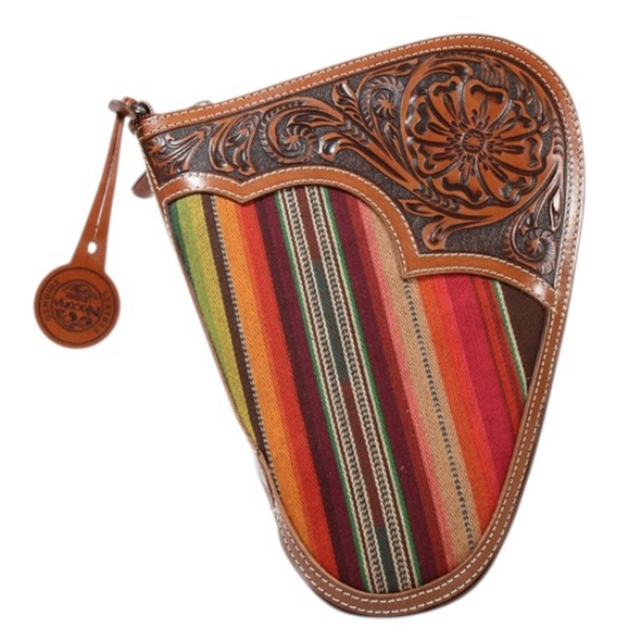 NOCONA HANDGUN CASE SERAPE TOOLED TAN - ACCESSORIES OTHER  - N7600608