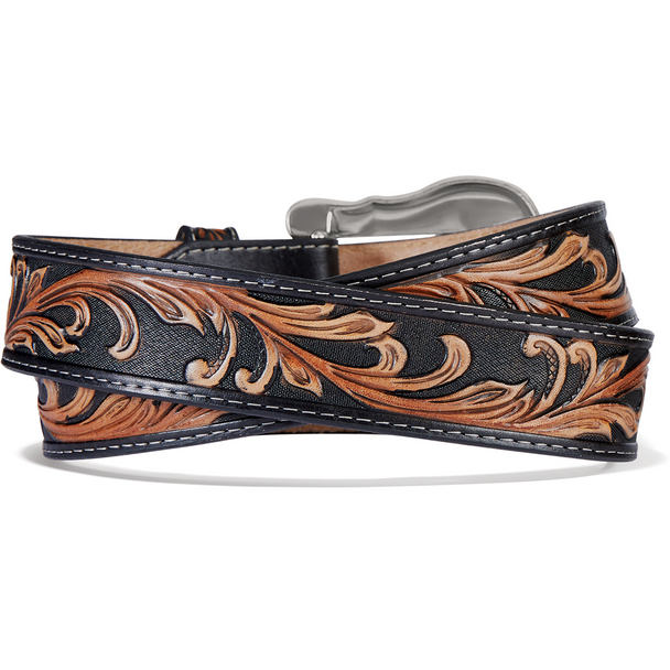 TONY LAMA WESTERLY RIDE BROWN - ACCESSORIES BELT MEN - C41519