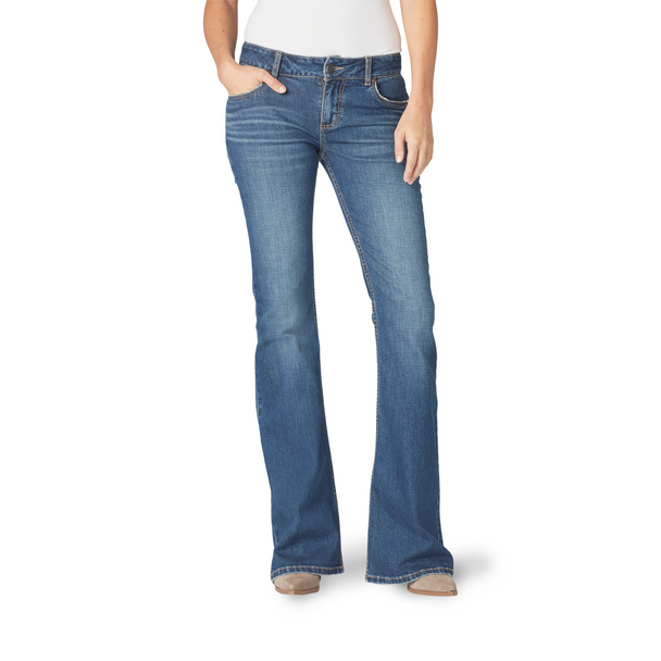 WRANGLER RETRO MAE FLARE MID RISE FAITH - LADIES JEANS  - 112321493