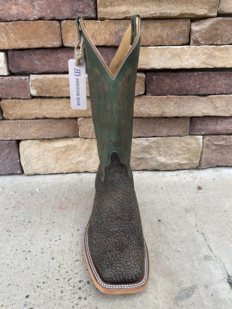 ANDERSON BEAN BOOT SAFARI BUFFALO TURQUOISE GOAT - BOOT MENS WESTERN - 336759