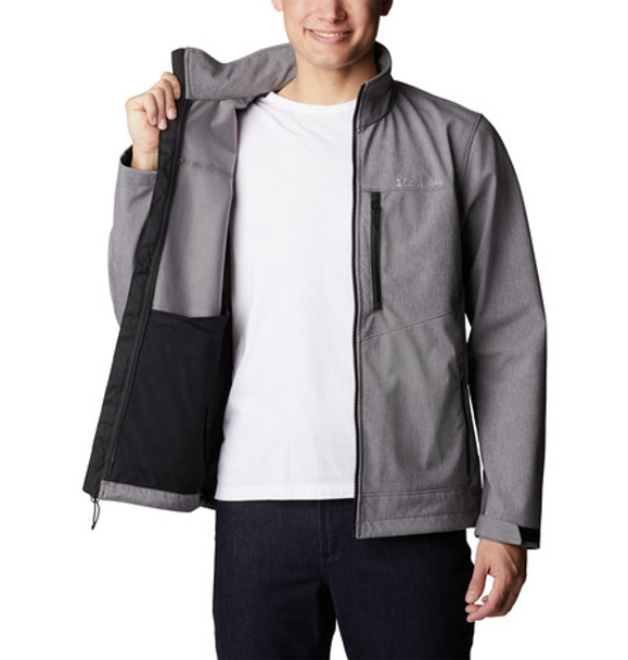 COLUMBIA CRUISER VALLEY GREY BLACK - MENS JACKET  - 2008211023