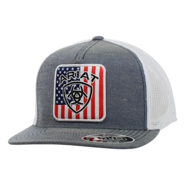 ARIAT USA FLAG DENIM - HATS CAP  - A300065520