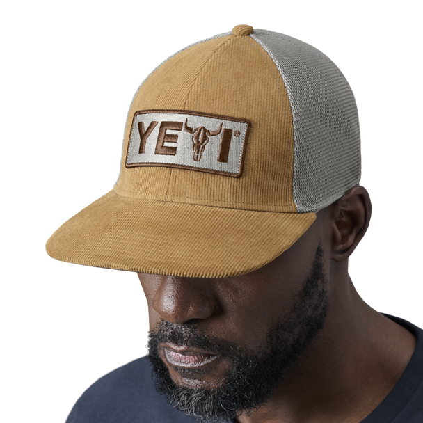 YETI STEER FLAT BRIM OCHRE - HATS CAP  - 21023003937