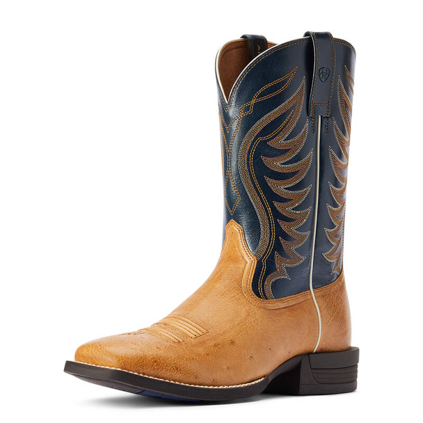 ARIAT RECKONING SMOOTH OSTRICH SQ - BOOT MENS WESTERN - 10042472
