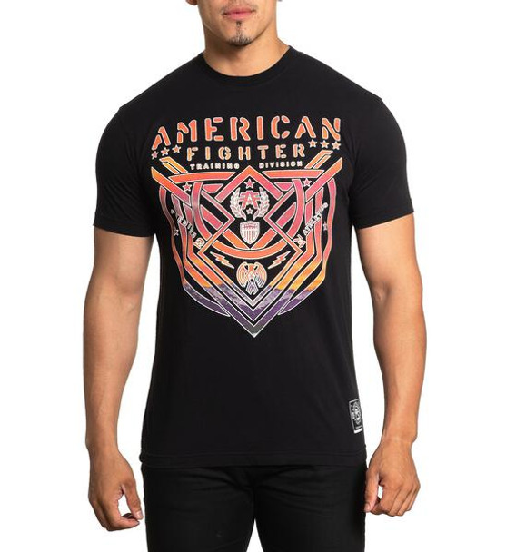 AMERICAN FIGHTER LOST SPRING BLACK - MENS TEE  - FM14138