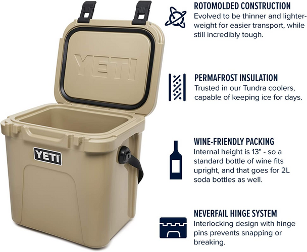 YETI ROADIE 24 COOLER TAN - ACCESSORIES COO  - 10022200000