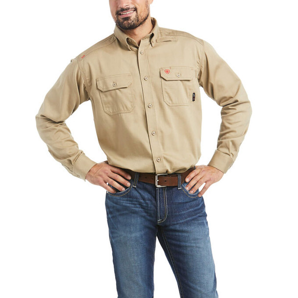 ARIAT FR SOLID WORK SHIRT - FR SHIRT COR - 10012251