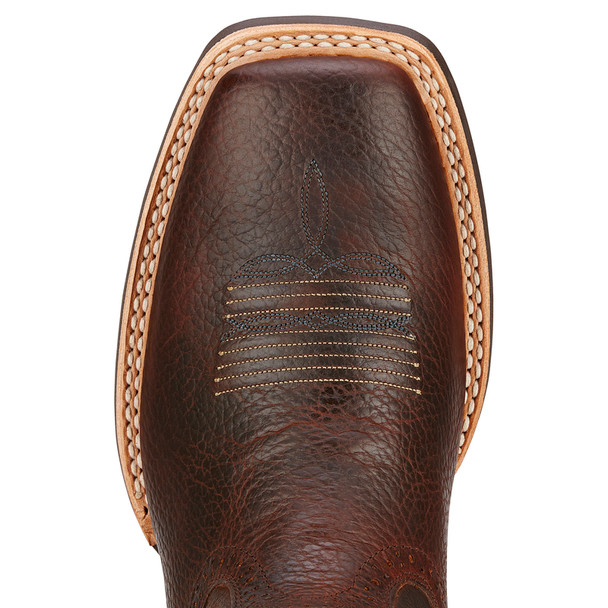 ARIAT QUICKDRAW BROWN OILED ROWDY - BOOT MENS WESTERN - 10006714