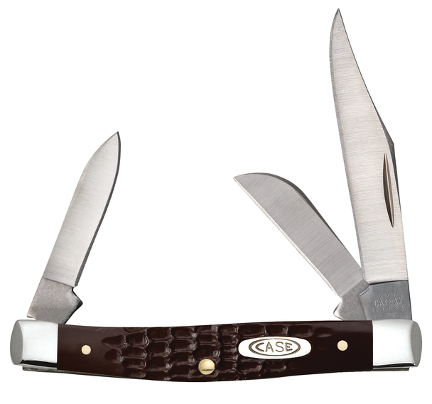 CASE MEDIUM STOCKMAN BROWN - ACC KNIVES  - 00106