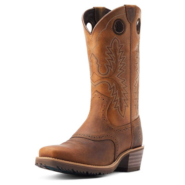 ARIAT HYBIRD ROUGHSTOCK SQUARE TOE - BOOT MENS WESTERN - 10044565