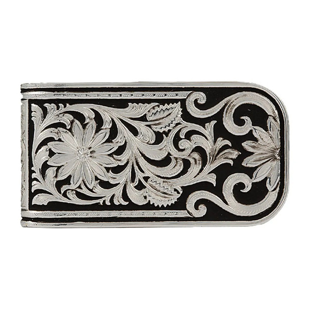 MONTANA SILVERSMITHS LEATHER BITTERROOT MONEY CLIP - ACCESSORIES OTHER  - MCL27