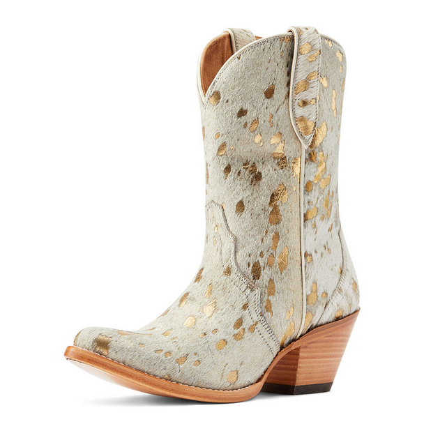 ARIAT BANDIDA WHITE METALLIC HAIR ON - BOOT LADIES  - 10044392