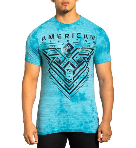 AMERICAN FIGHTER CLEARVIEW MAUI BLUE CRYSTAL - MENS SHIRT  - FM14311