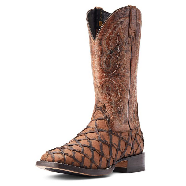 ARIAT DEEP WATER PIRARUCI BROWN - BOOT MENS WESTERN - 10044421