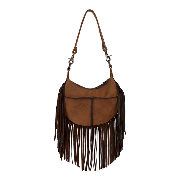 STS RANCHWEAR COWHIDE NELLIE FRINGE - LADIES PURSES  - STS30603